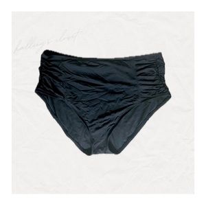 Kona Sol | High-Waisted Ruched Bikini Bottoms | XL